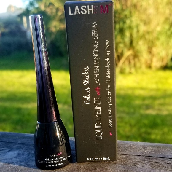 LASHEM Colour Strokes Liquid Eyeliner Black Pearl - Picture 2 of 8